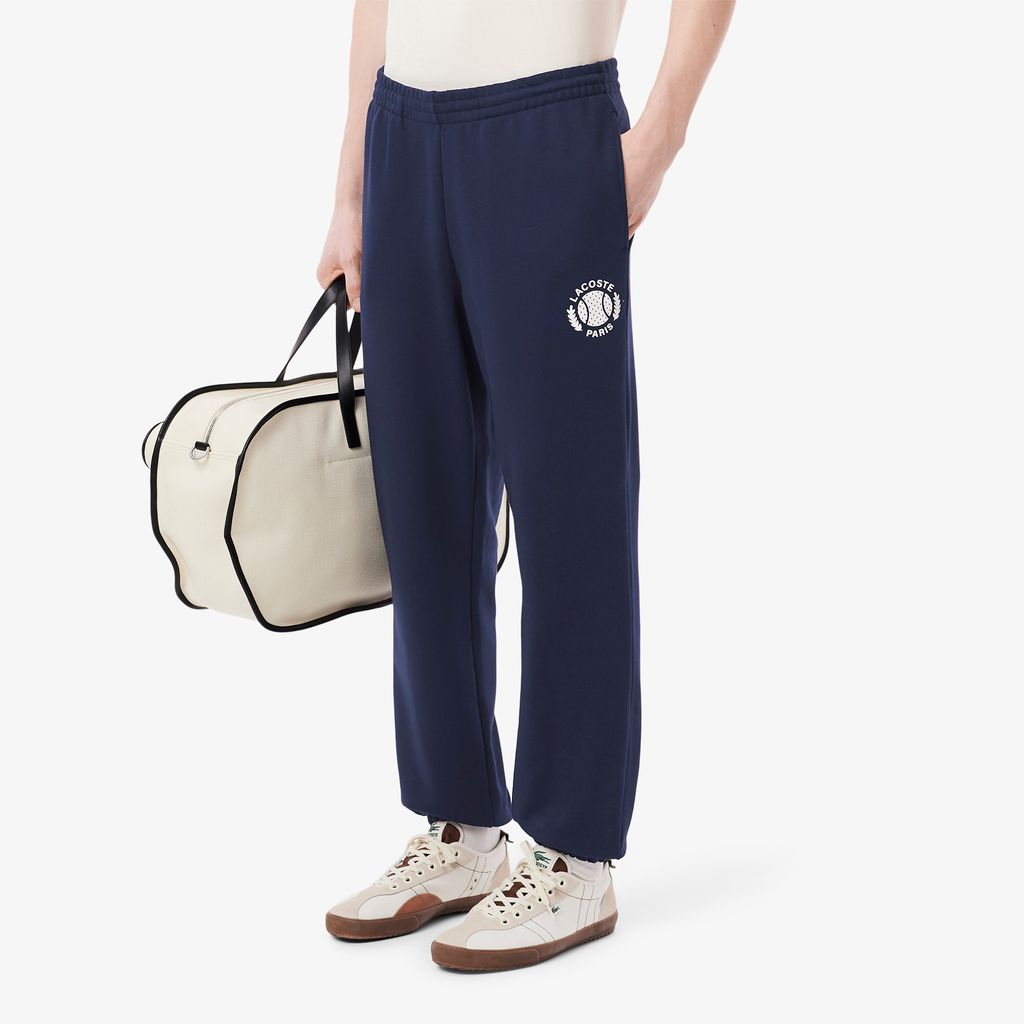 Quần Nỉ Tennis Bo Gấu Lacoste Nam In Họa Tiết