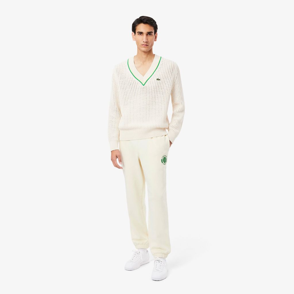 Quần Nỉ Tennis Bo Gấu Lacoste Nam In Họa Tiết