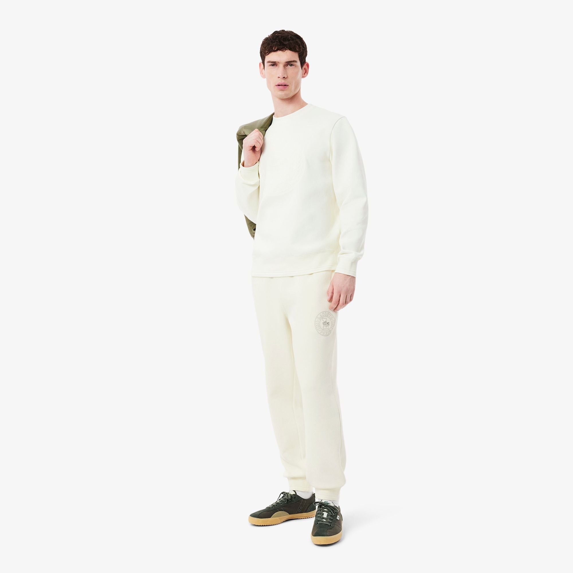 Quần Nỉ Bo Gấu Lacoste Nam Chất Liệu Piqué Hai Mặt