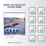  TRÒNG KÍNH _HOGA 1.56 -1.61-1.67 BLUE CUT UV 420 SHMC 