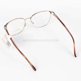  GỌNG KÍNH  ExFash EF79568-608 KIM LOẠI MẮT MÈO OVAL NỮ 