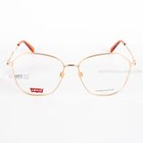  GỌNG KÍNH LEVIS LV1013-Y11 KIM LOẠI  KIỂU TRÒN ĐA GIÁC OVERSIZE NỮ 