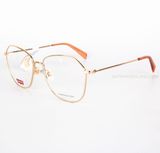  GỌNG KÍNH LEVIS LV1013-Y11 KIM LOẠI  KIỂU TRÒN ĐA GIÁC OVERSIZE NỮ 