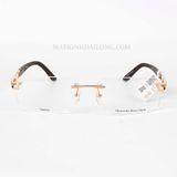  GỌNG KÍNH Mercedes-Benz M6018 S3 TITANIUM  KHOAN NAM 