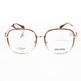  GỌNG KÍNH MOLSION MH6000-B13C β- TITANIUM VUÔNG KIỂU TRÒN NAM, NỮ 