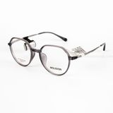  GỌNG KÍNH MOLSION MJ5052B10 TITANIUM NHỰA Ultem KIỂU TRÒN ĐA GIÁC NAM, NỮ 