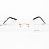  GỌNG KÍNH MONTBLANC MB02740-004  KIM LOẠI KHOAN VUÔNG NAM 