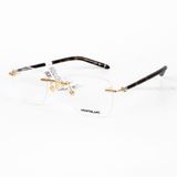  GỌNG KÍNH MONTBLANC MB02740-004  KIM LOẠI KHOAN VUÔNG NAM 