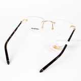  GỌNG KÍNH MONTBLANC MB02740-004  KIM LOẠI KHOAN VUÔNG NAM 