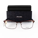  GỌNG KÍNH PRADA OPR-54WV-GAP-101 TITANIUM VUÔNG NAM, NỮ 