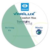  ĐA TRÒNG _ Essilor Varilux® Comfort Max1.59 Đổi Màu UV MaxAz 