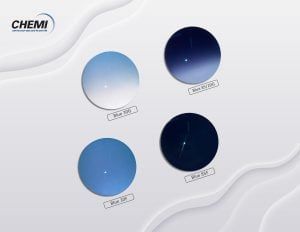  TRÒNG KÍNH _ CHEMI 1.60 .167 UV 420 RX RÂM CẬN TINTING 