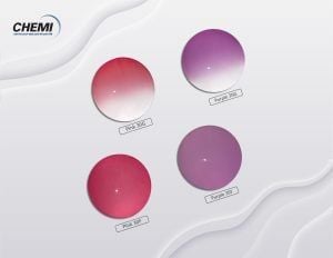  TRÒNG KÍNH _ CHEMI 1.60 .167 UV 420 RX RÂM CẬN TINTING 