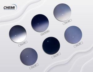  TRÒNG KÍNH _ CHEMI 1.60 .167 UV 420 RX RÂM CẬN TINTING 