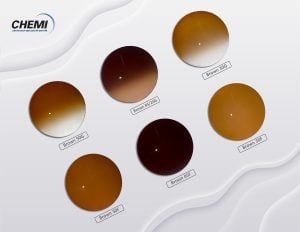  TRÒNG KÍNH _ CHEMI 1.60 .167 UV 420 RX RÂM CẬN TINTING 