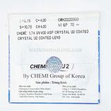  TRÒNG KÍNH _CHEMI 1.74 U2 UV 