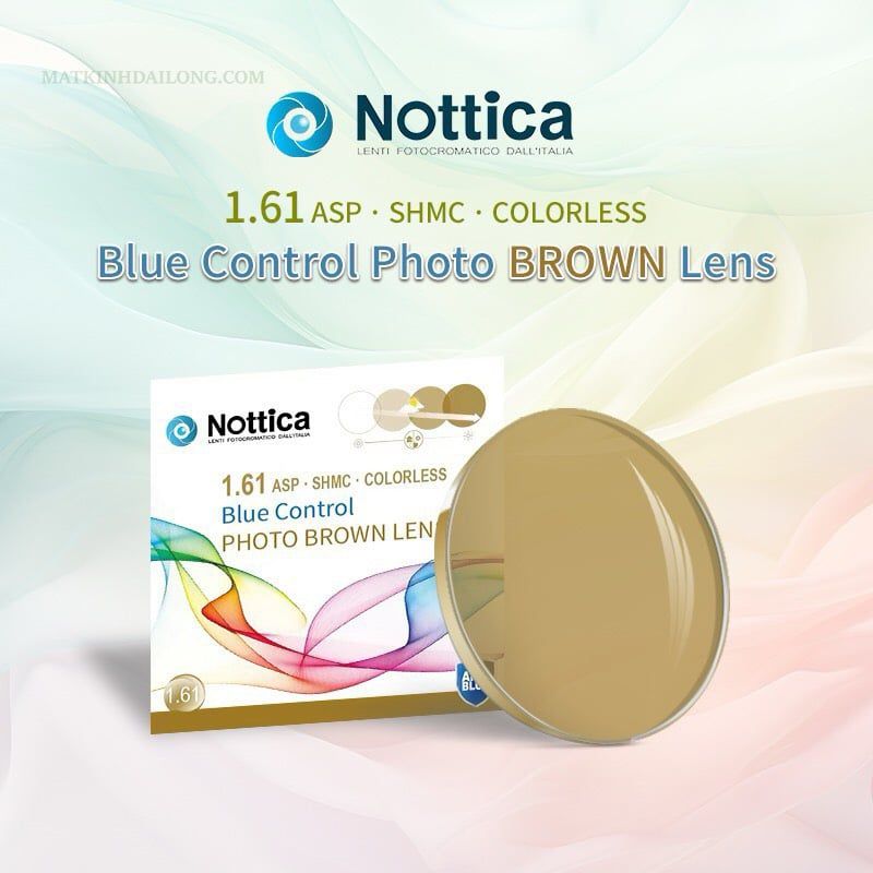  TRÒNG KÍNH NOTTICA ĐỔI MÀU 1.61 BLUE UV 