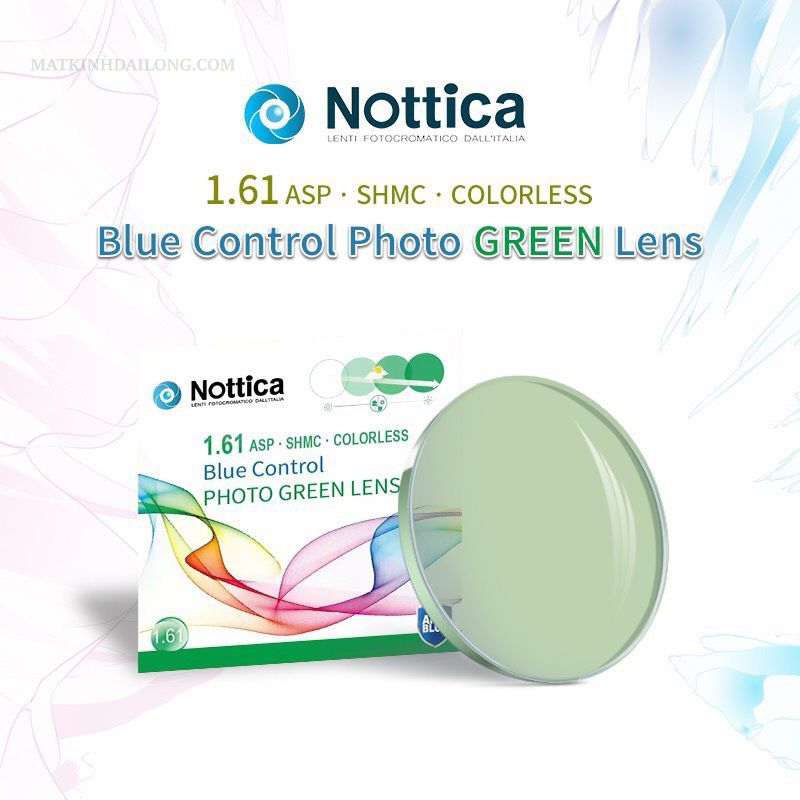  TRÒNG KÍNH NOTTICA ĐỔI MÀU 1.61 BLUE UV 