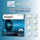  TRÒNG KÍNH_VIS-CARE 1.60 AS MR8 Blue  CUT UV 