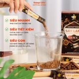  Cà Phê Hòa Tan Sấy Lạnh BLACK Message Coffee, tinh chất cafe rang xay nguyên chất, tiện lợi hộp 10 gói ( 2g 1 stick) 