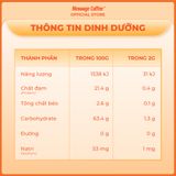  Cà Phê Hòa Tan Sấy Lạnh BLACK Message Coffee, tinh chất cafe rang xay nguyên chất, tiện lợi hộp 10 gói ( 2g 1 stick) 