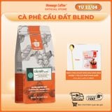 Cà phê nguyên chất Cầu Đất Blend rang mộc 100% thơm quyến rũ hậu ngọt đắng đầm dùng pha máy - pha phin từ Message Coffee 