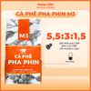 Cà phê pha phin M3 10Kg, cà phê giá sỉ dành cho chủ quán từ Message Coffee