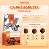  Cà phê Robusta nguyên chất rang mộc 100% vị truyền thống đậm đà thơm nồng cafe pha phin ngon gói 500gr từ Message Coffee 