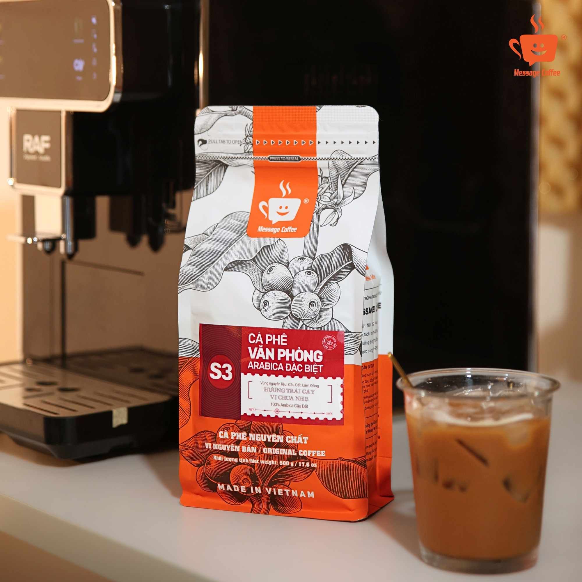  Cà phê Văn Phòng S3, cafe giá sỉ dành cho doanh nghiệp từ Message Coffee 