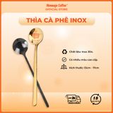  Muỗng cà phê inox 304 cao cấp sang trọng, thìa khuấy trà - cafe có kích thước 13cm và 17cm nhiều màu từ Message Coffee 