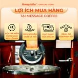  Cà phê Arabica Cầu Đất nguyên chất 100% hậu vị ngọt thơm quyến rũ gói 500g Pha Máy - Cold Brew và Drip từ Message Coffee 