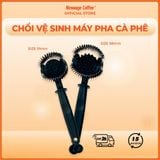  Chổi Vệ Sinh Máy Pha cà phê Chuyên Dụng, full lông bàn chải họng pha- Dành cho chủ quán máy espresso, máy gia đình 