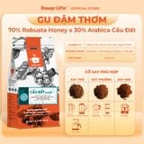  Cà phê nguyên chất Cầu Đất Blend rang mộc 100% thơm quyến rũ hậu ngọt đắng đầm dùng pha máy - pha phin từ Message Coffee 
