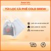  Túi lọc trà, túi ủ cà phê Cold Brew làm bằng vải không dệt có dây rút tiện lợi đựng 60g cafe từ Message Coffee 