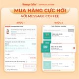  Cà phê Arabica Cầu Đất nguyên chất 100% hậu vị ngọt thơm quyến rũ gói 500g Pha Máy - Cold Brew và Drip từ Message Coffee 