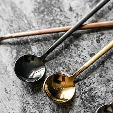  Muỗng cà phê inox 304 cao cấp sang trọng, thìa khuấy trà - cafe có kích thước 13cm và 17cm nhiều màu từ Message Coffee 