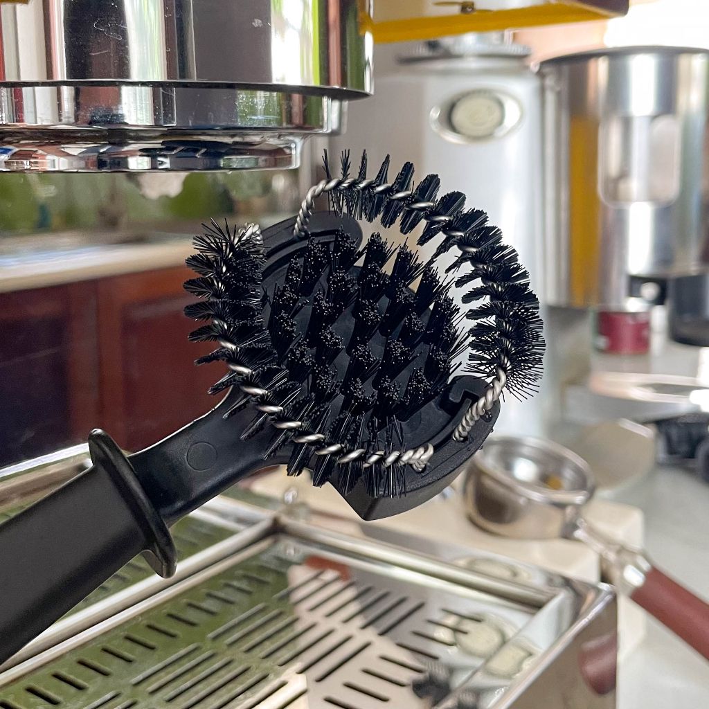  Chổi Vệ Sinh Máy Pha cà phê Chuyên Dụng, full lông bàn chải họng pha- Dành cho chủ quán máy espresso, máy gia đình 