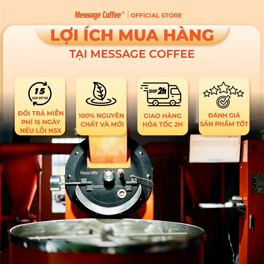  Cà phê nguyên chất MOKA Cầu Đất rang mộc thượng hạng, cà phê hạt cao cấp pha máy, pha coldbrew ngon từ Message Coffee 