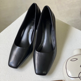  Giày Nữ Tiếp Viên Hàng Không Màu Đen 