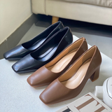  Giày Nữ Tiếp Viên Hàng Không Màu Đen 