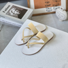  Dép Nữ xỏ ngón thời trang Cao cấp Màu Vàng 