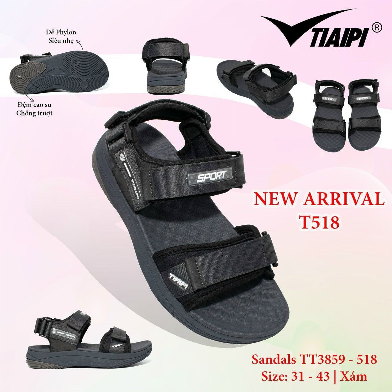  Sandal TIAIPI T518-1 