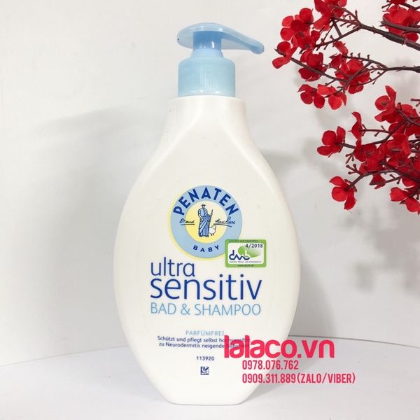 Sữa tắm gội Penaten chống cảm cúm cho bé 400ml - Đức