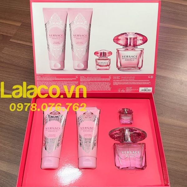 Bộ nước hoa Nữ - Gift Set Versace Bright Crystal Absolu EDP