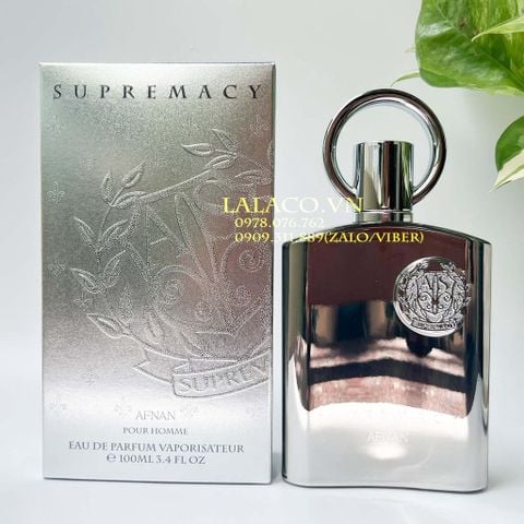 Nước Hoa Nam Afnan Supremacy Silver EDP 100ml