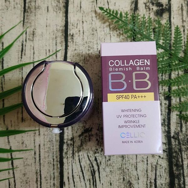 Kem nền BB Collagen Cellio Hàn Quốc Tone 21 40ml