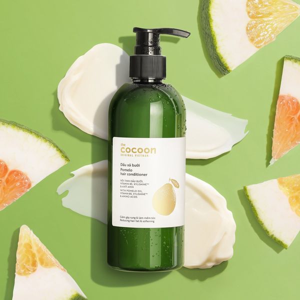 Bộ dầu gội bưởi Pomelo Cocoon + Dầu xả bưởi Pomelo Cocoon 310ml thuần chay