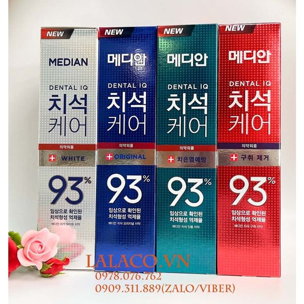 Kem Đánh Trắng Răng Median 93% Tooth-Paste 120g