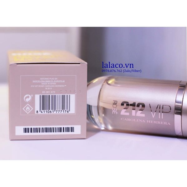 Nước hoa nữ Carolina Herrera 212 VIP Rose EDP 80ml