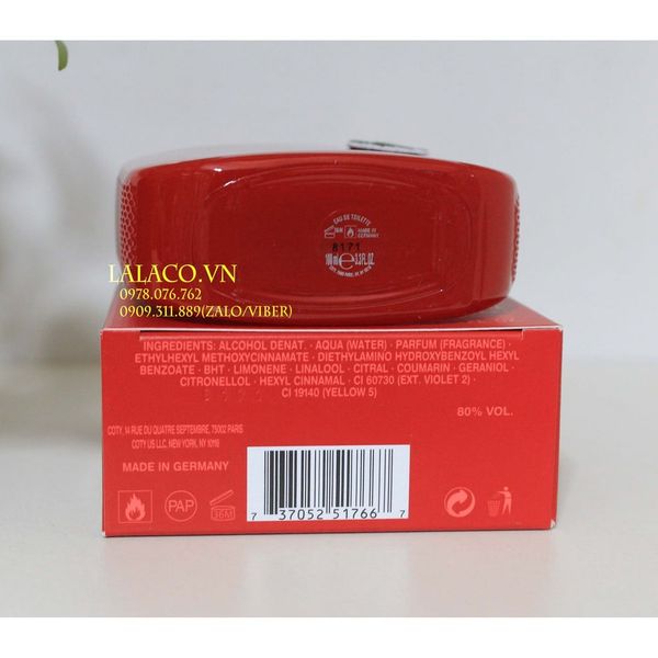 Nước hoa Nam Lacoste L.12.12 Rouge Red 100ml